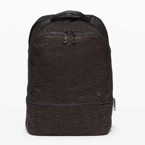 Lululemon City Adventure Backpack Aqueous Ikat Jacquard Black Highlander